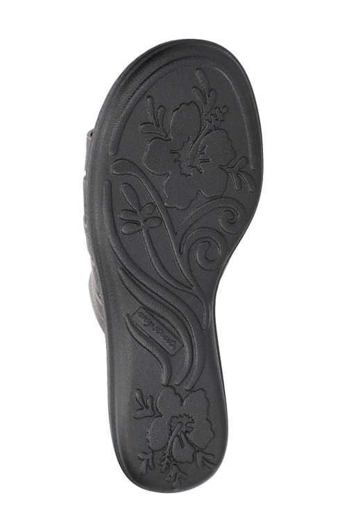 Easy Street Maha Slide Sandal In Pewter