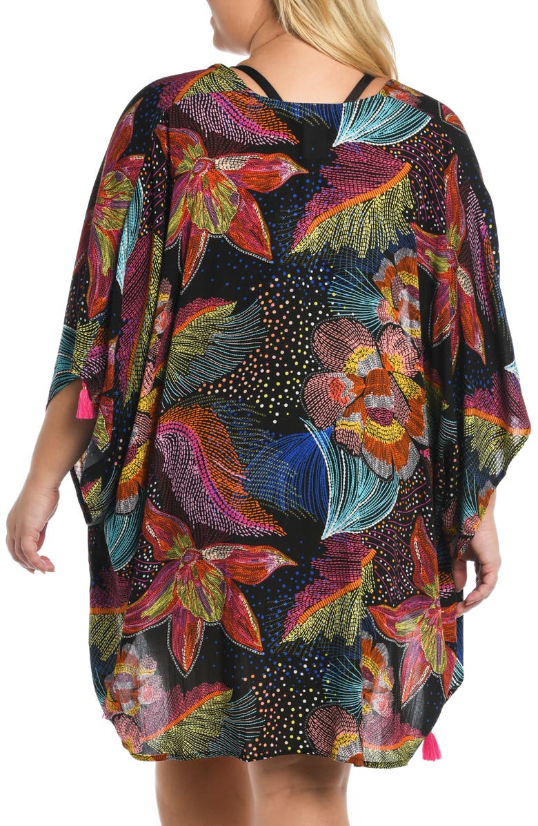La Blanca Sunlit Soiree Crepe Cover-Up, Alternate, color, 