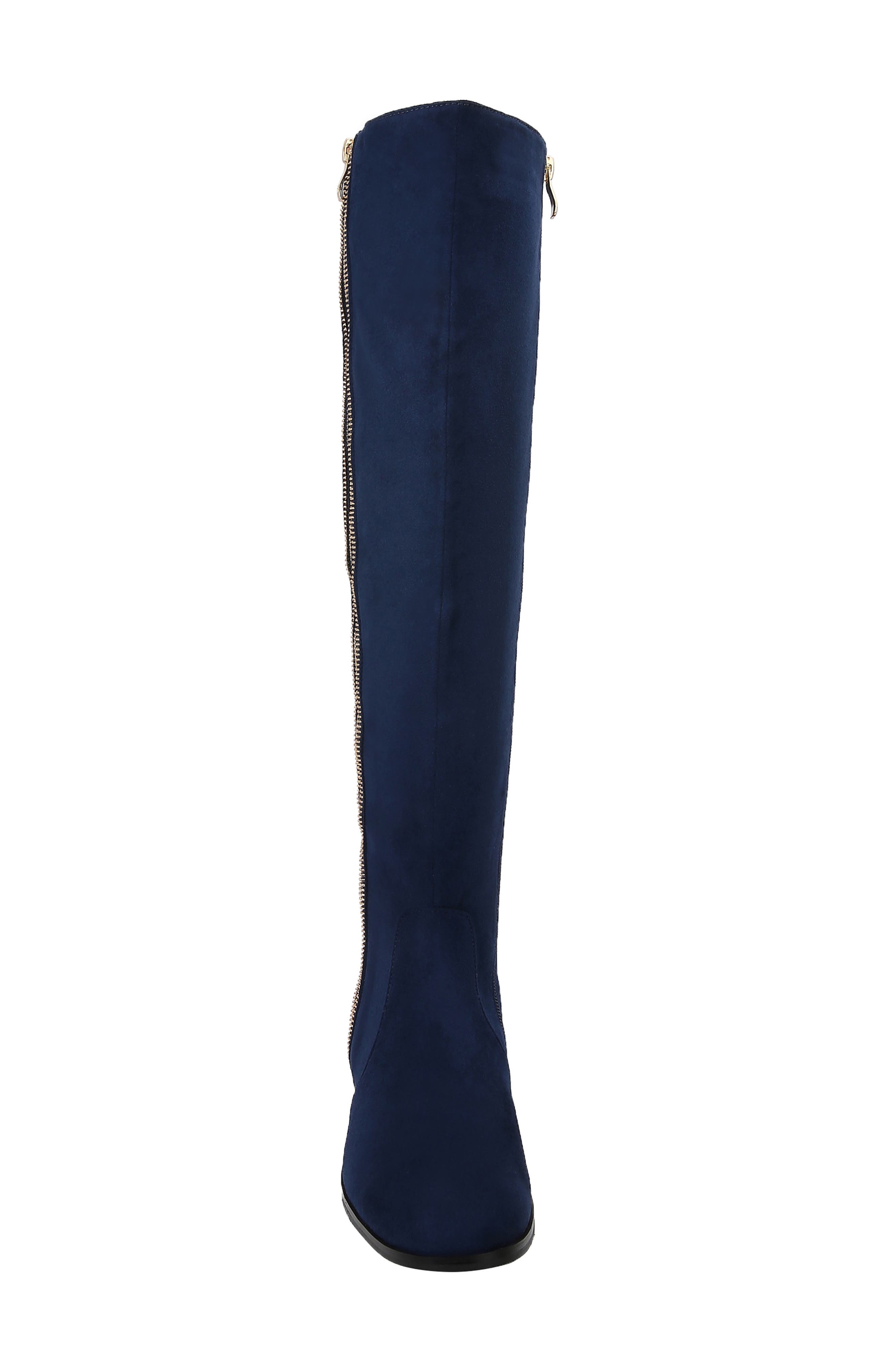 Majestic Knee High Boot, Alternate, color, NAVY
