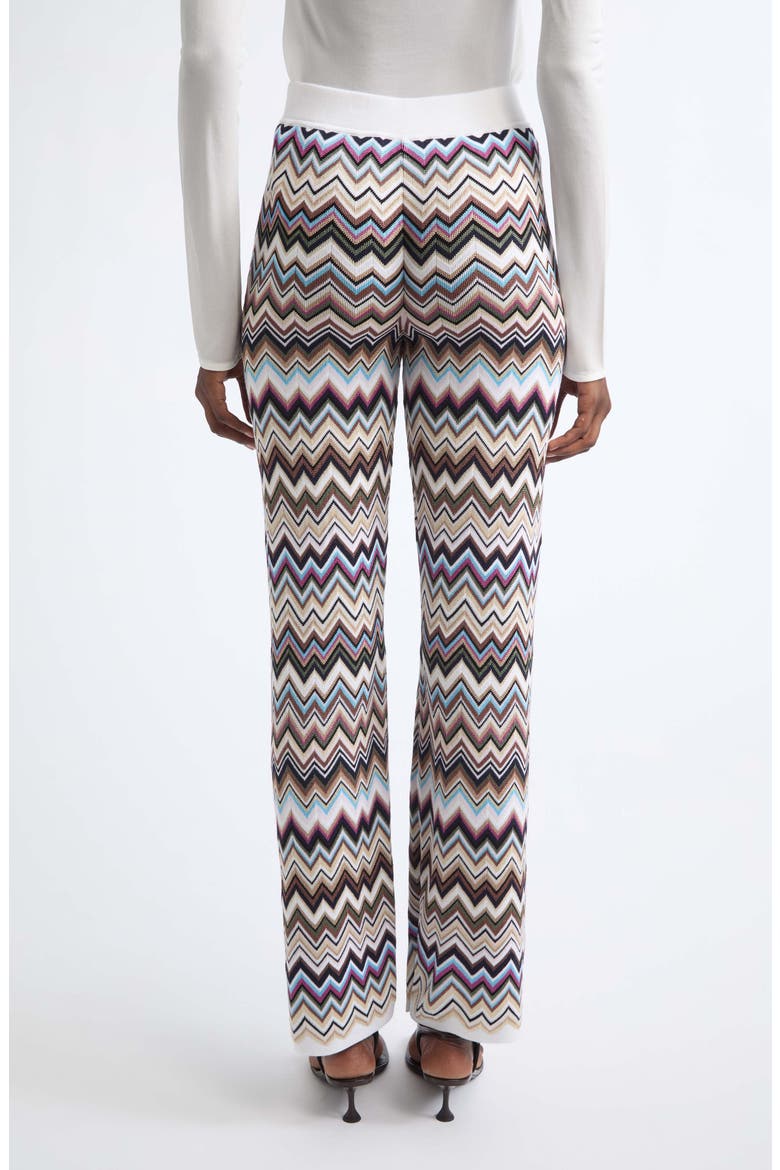 Zigzag Knit Straight Leg Pants, Alternate, color, SMSPL