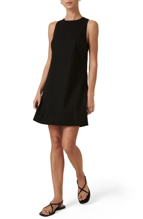 Palermo Sleeveless Organic Cotton Blend Minidress