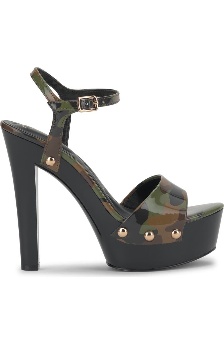 Jessica Simpson Calenta Ankle Strap Platform Sandal, Alternate, color, Green Multi