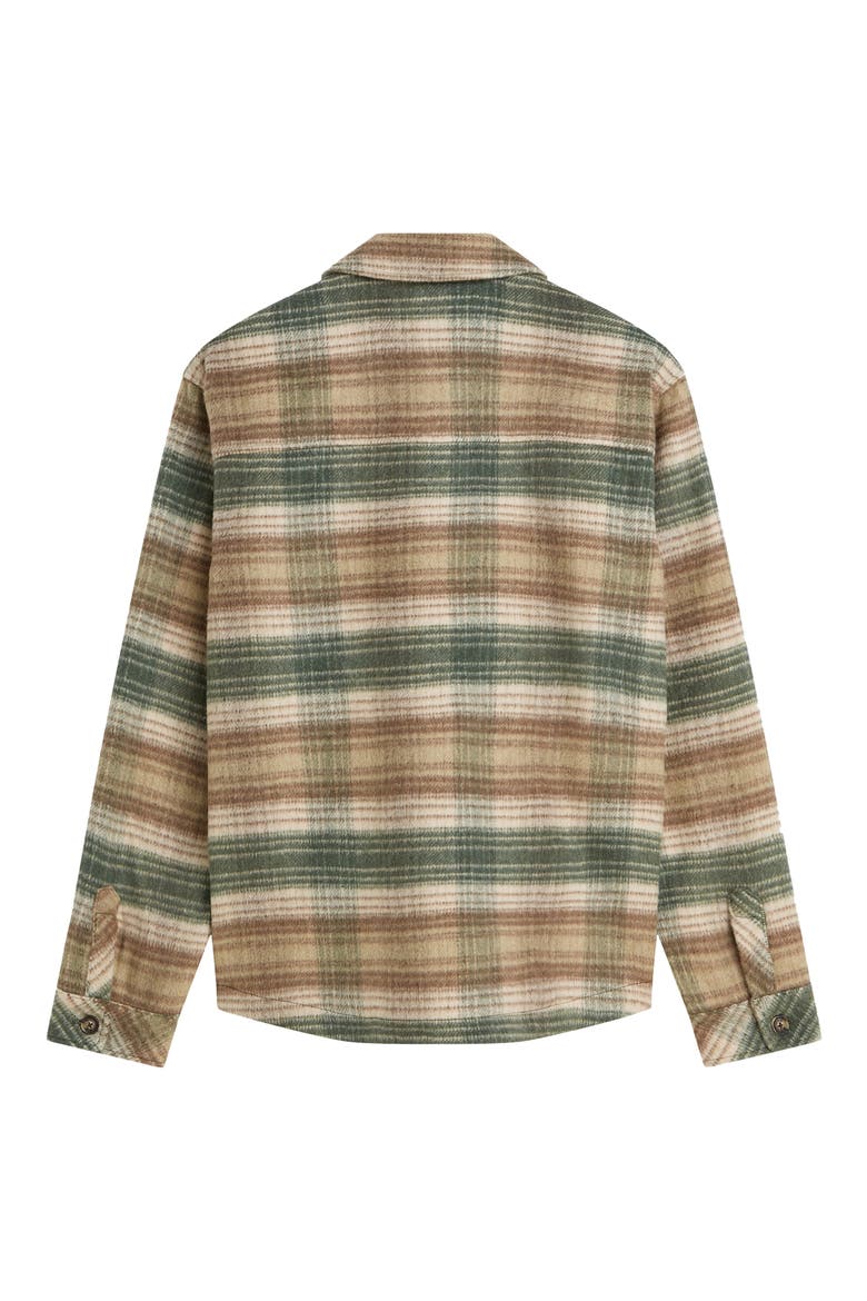 Checked Overshirt, Alternate, color, DARK FOREST CHECK