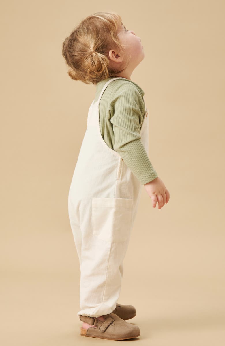 MORI Organic Cotton Corduroy Overalls, Alternate, color, 