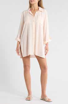 Betsey Johnson Beach Cover-Up Shirt