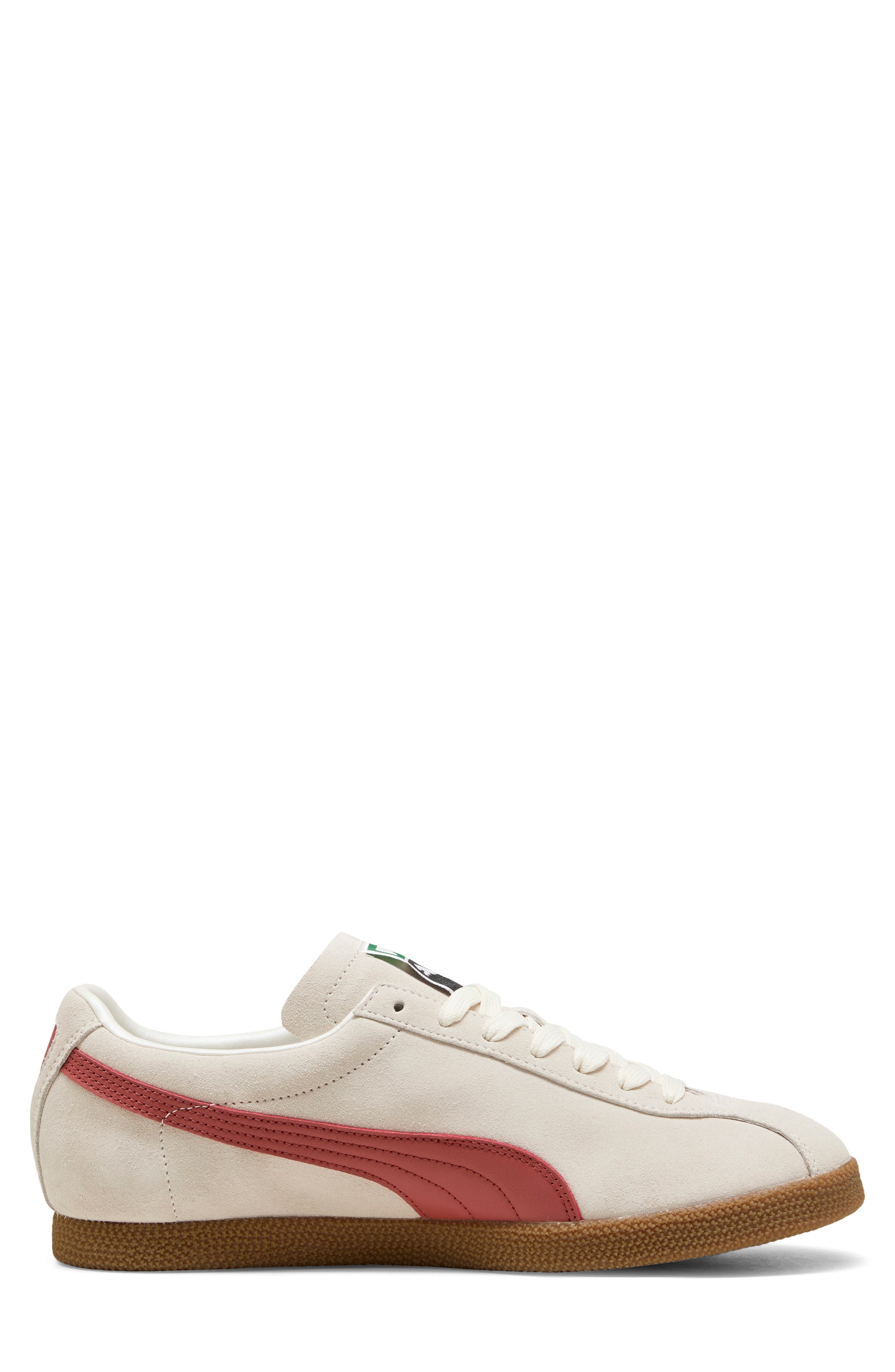 PUMA Brasil Sneaker, Alternate, color, Frosted Ivory/ Exotic Red