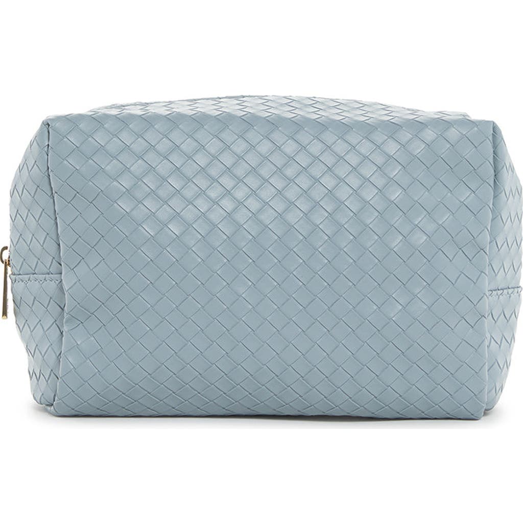 Trvl Design Woven Cosmetic Bag In Blue