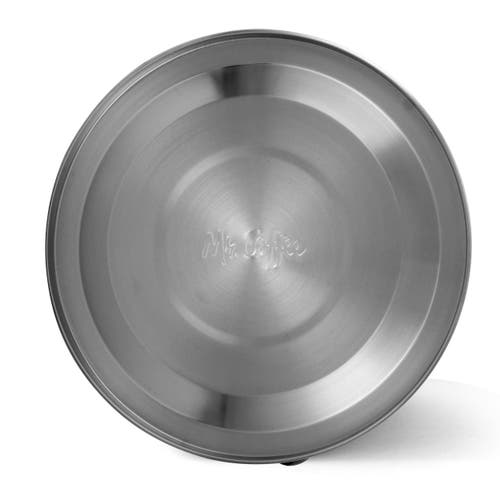 Mr Coffee Claale 2.2 Quart Brushed Stainless Steel Whistling Tea Kettle With Nylon Handle In Silver