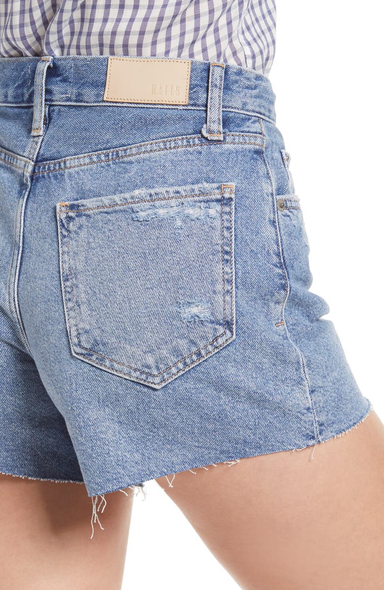 Rails The Fairfax Cutoff Denim Shorts, Alternate, color, Atlantic Blue