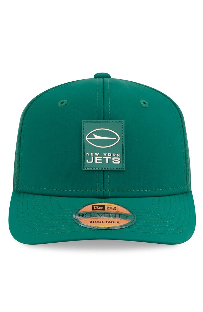 New Era Men's New Era Green New York Jets 2025 Sideline 9SEVENTY Trucker Adjustable Hat, Alternate, color, Green