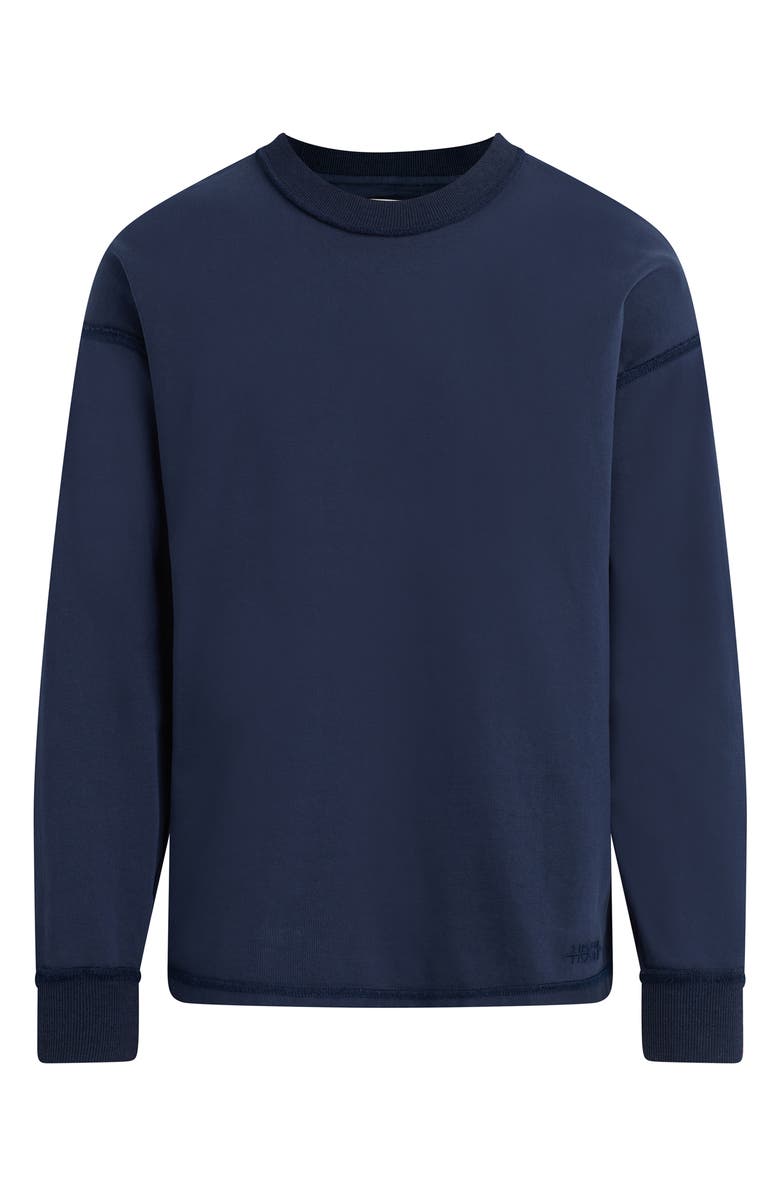 Hudson Jeans Heavyweight Cotton Long Sleeve T-Shirt, Alternate, color,