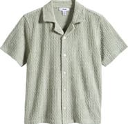 Reiss Kids' Shore Short Sleeve Button-Up Shirt