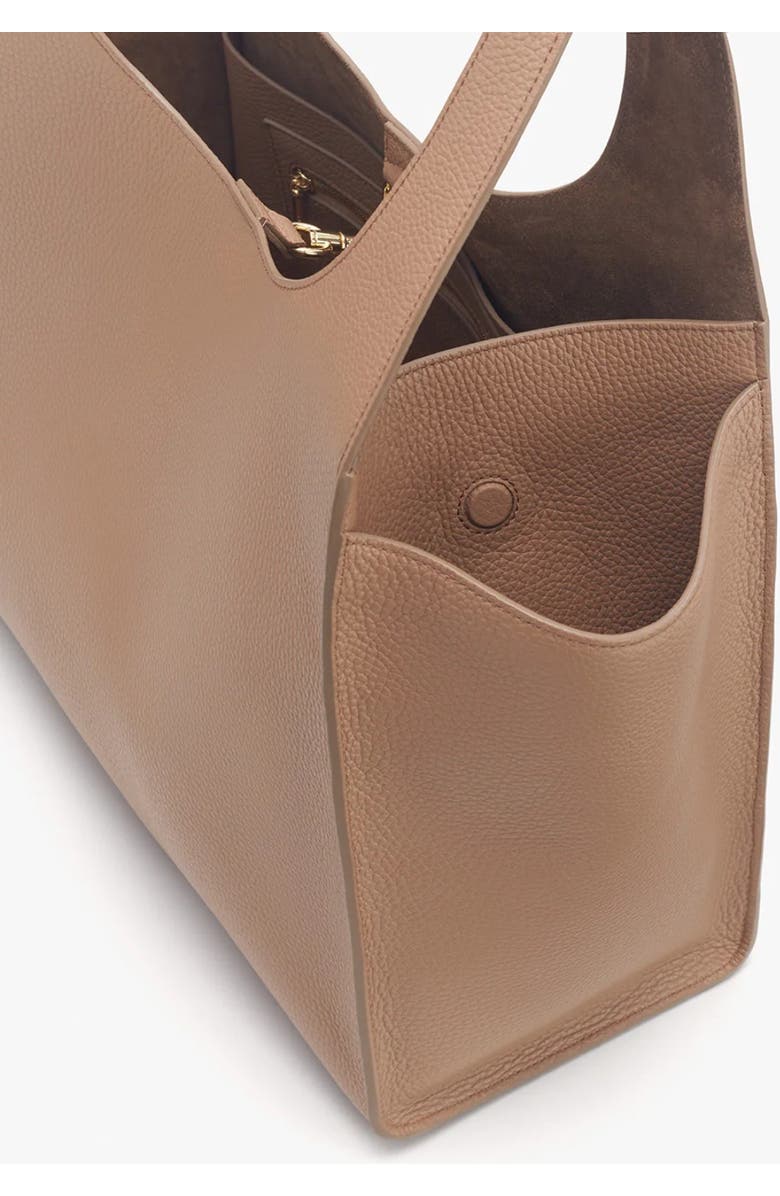 Cuyana Double Loop Satchel, Alternate, color, Cappuccino