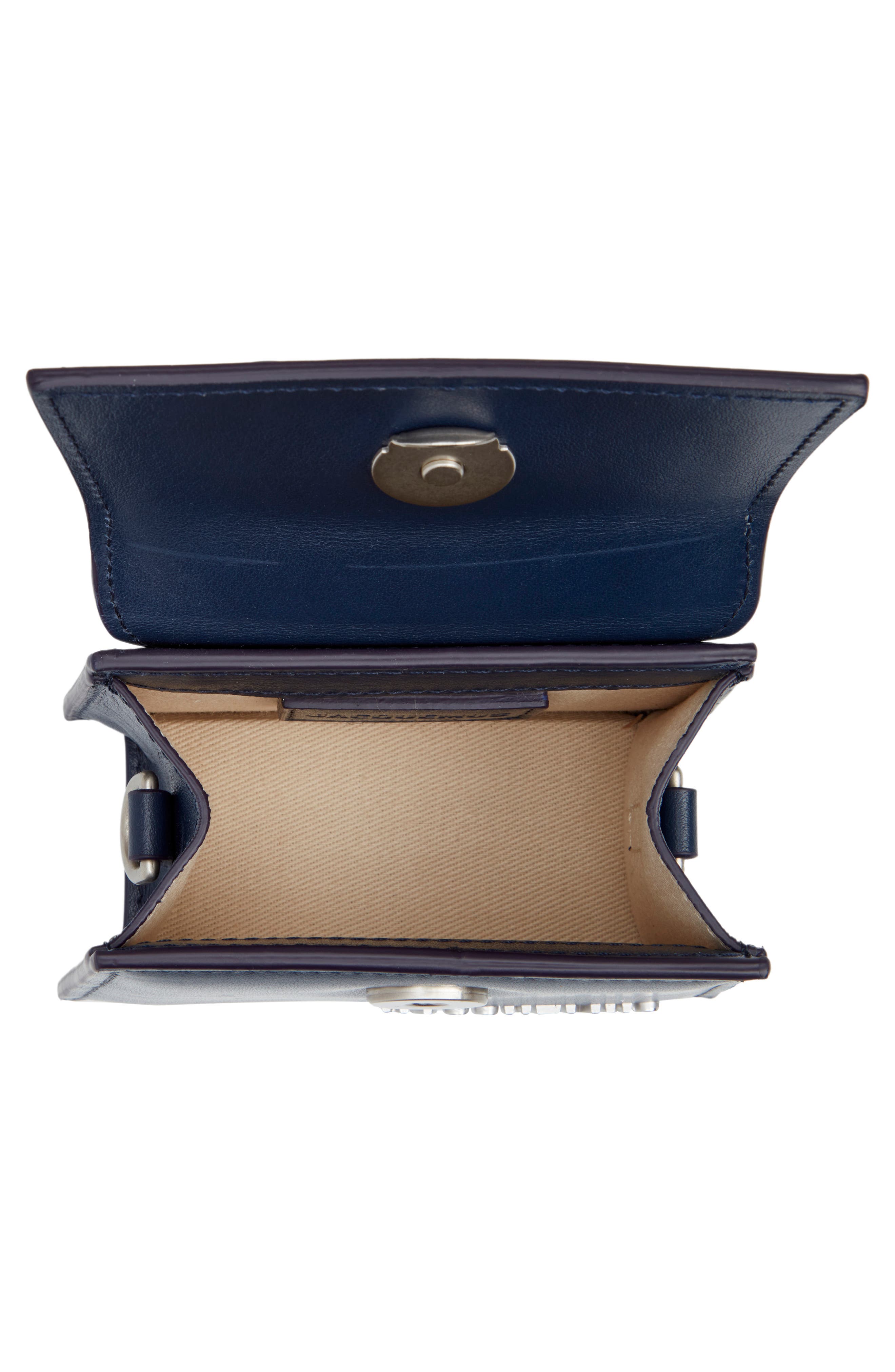 Jacquemus Le Chiquito Homme Mini Leather Top Handle Bag, Alternate, color, 