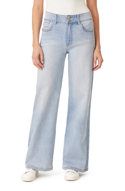 Desk to Dinner 32-Inch High Rise Wide Leg Jeans