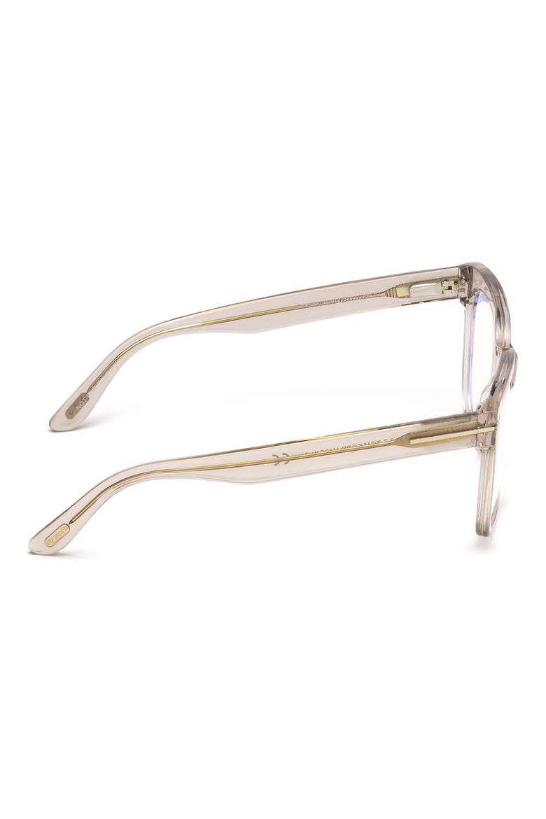 52mm Blue Light Blocking Glasses, Alternate, color, SHINY PINK/ BLUE BLOCK LENS