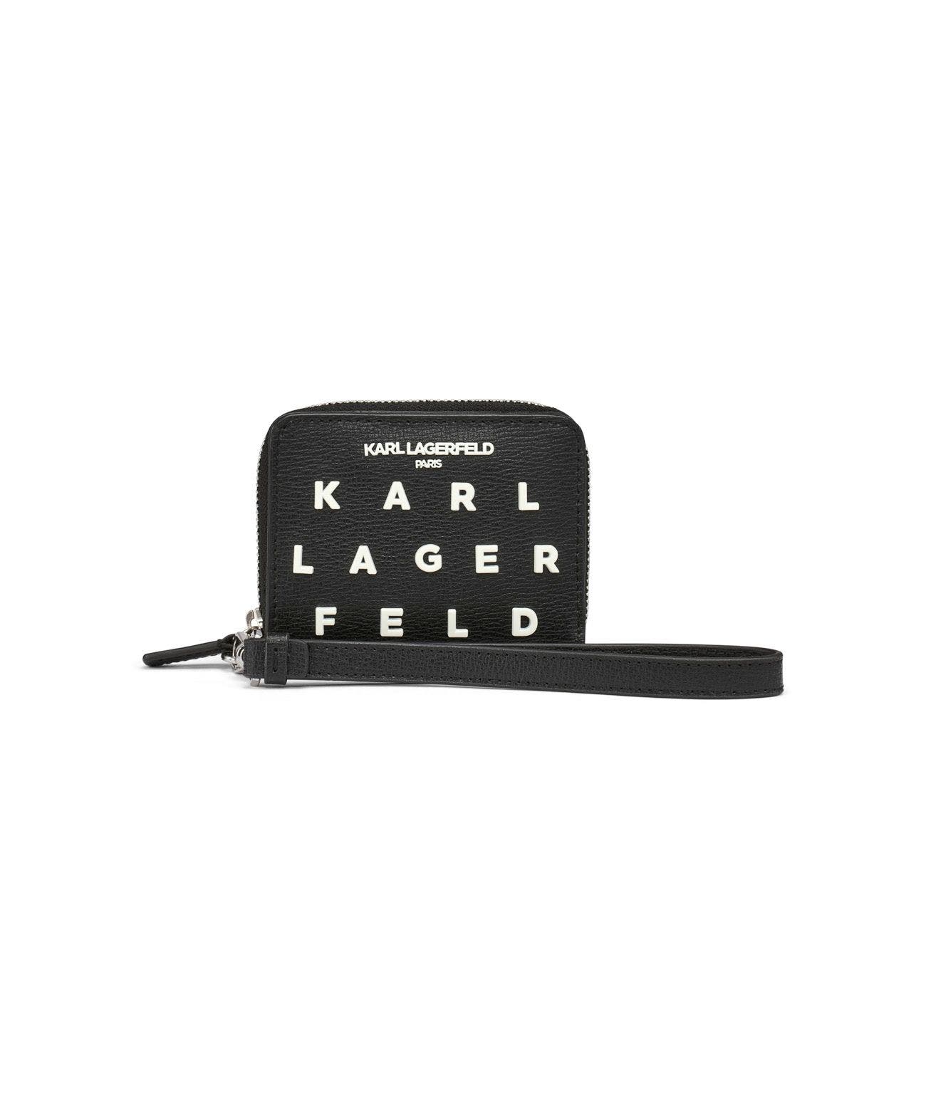 Jacqueline Small Wallet, Main, color, Black/White