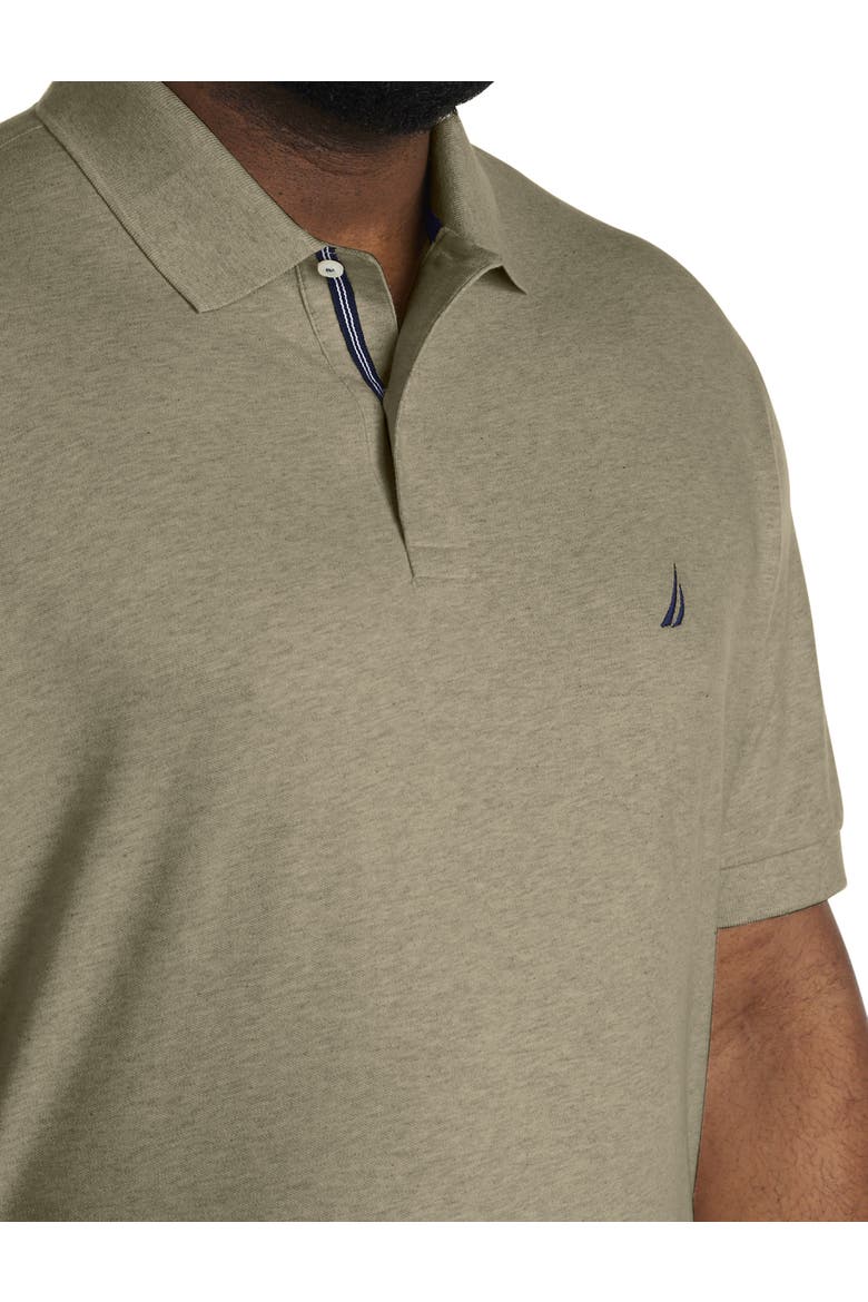Big & Tall Stretch Piqué Polo Shirt, Alternate, color, COMBOLIVHR