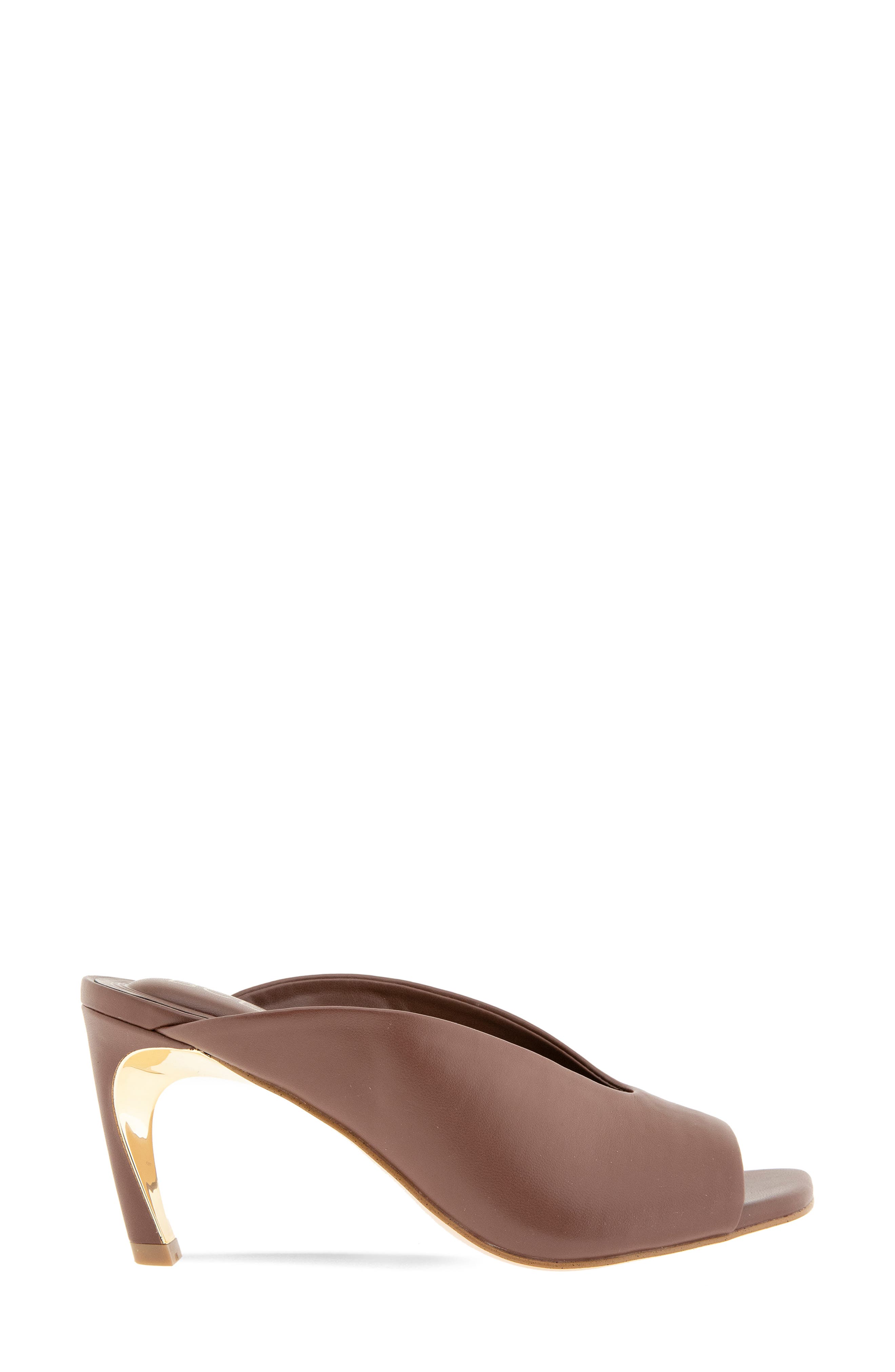 BCBG Reese Slide Sandal, Alternate, color, Sepia