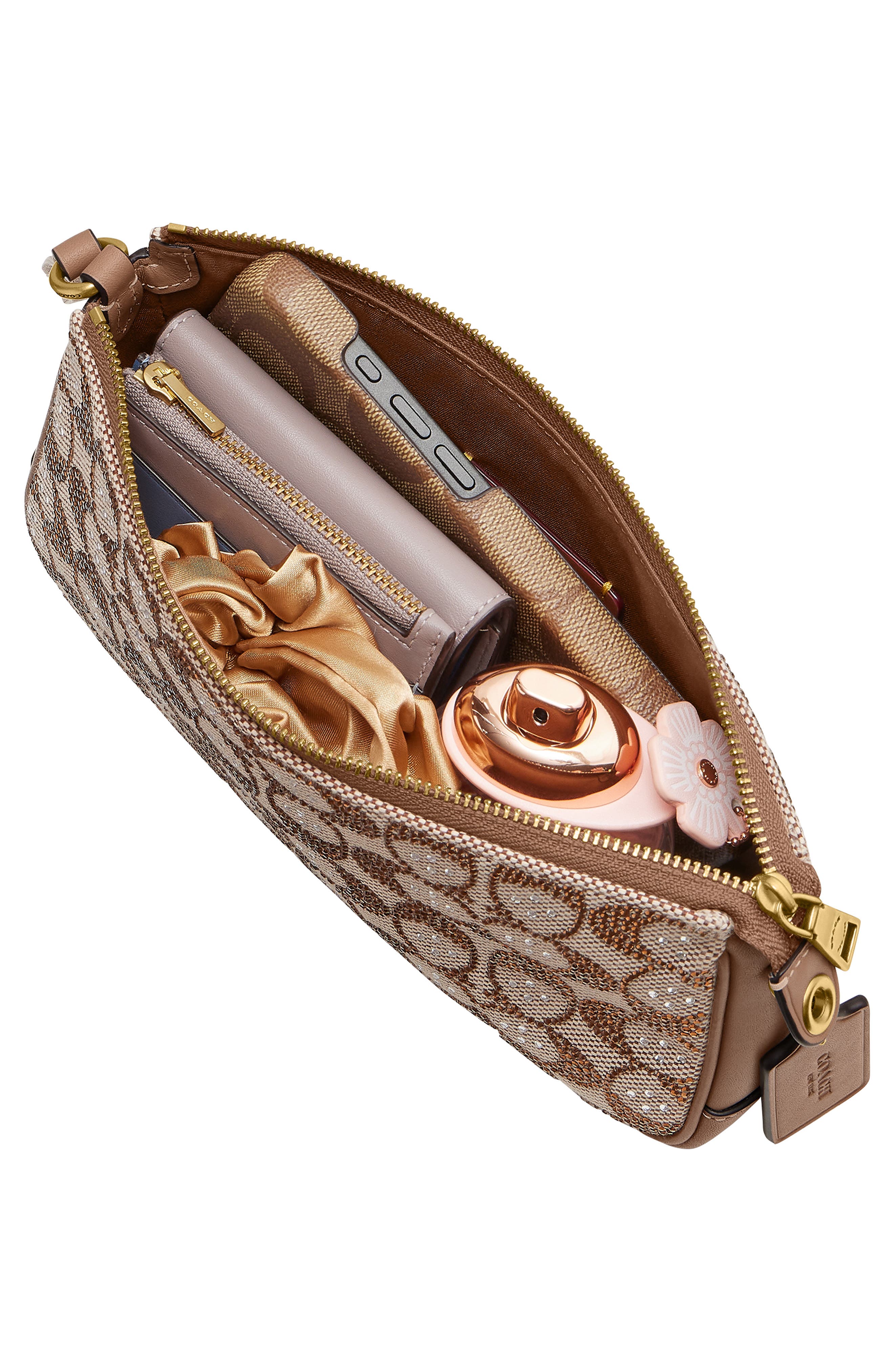 Женские сумки COACH Crystal Signature Jacquard Plaza — фото 8