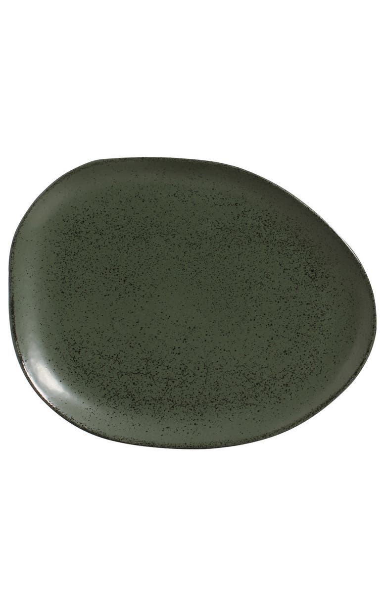 Porto Brasil Oval Dinner Plate - Set of 6, Main, color, Greenery