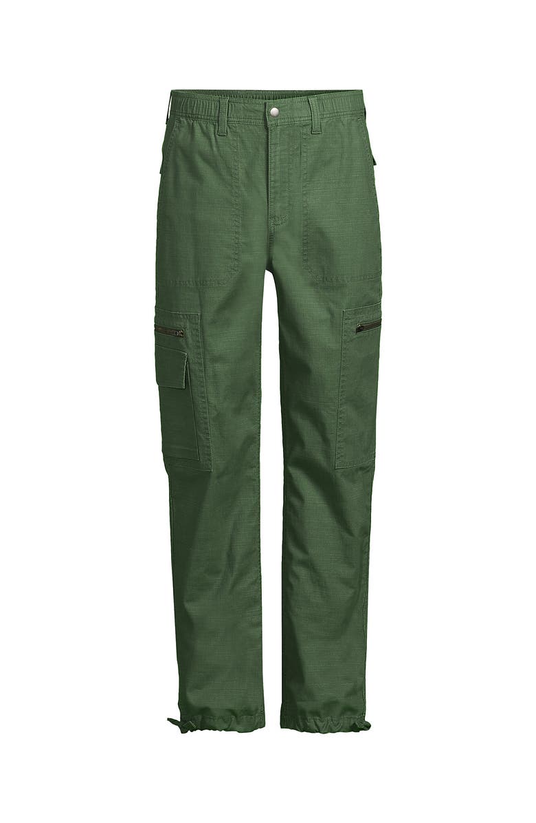 Lands' End Ripstop Parachute Cargo Pants, Alternate, color, Estate Green