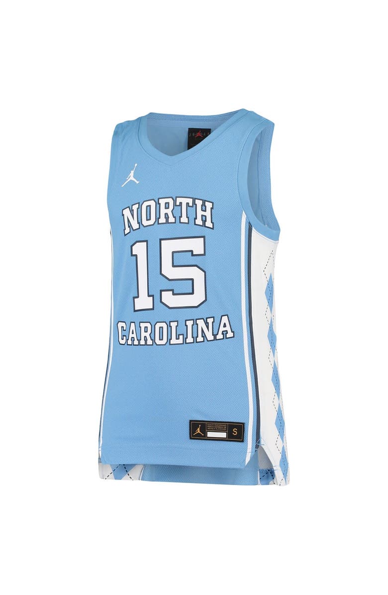 Jordan Brand Youth Jordan Brand Vince Carter Carolina Blue North Carolina Tar Heels Team Replica Basketball Jersey, Alternate, color, 