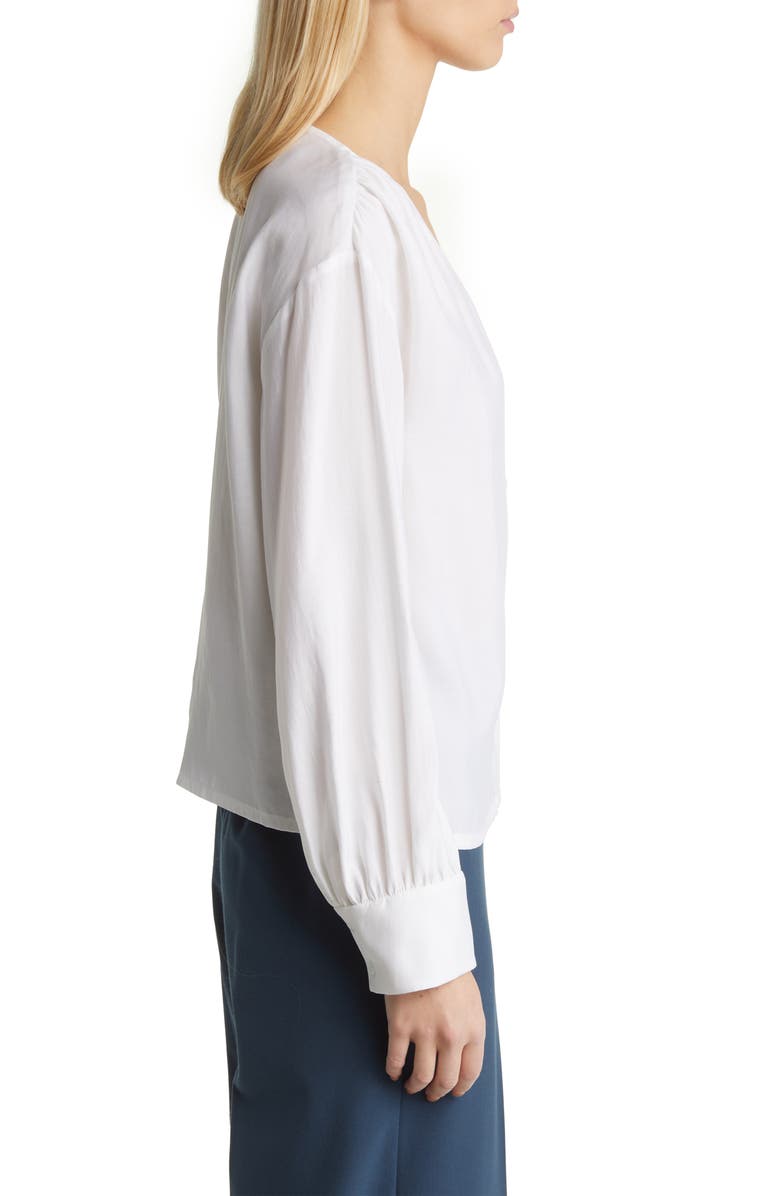 Nordstrom V-Neck Button Blouse, Alternate, color, 