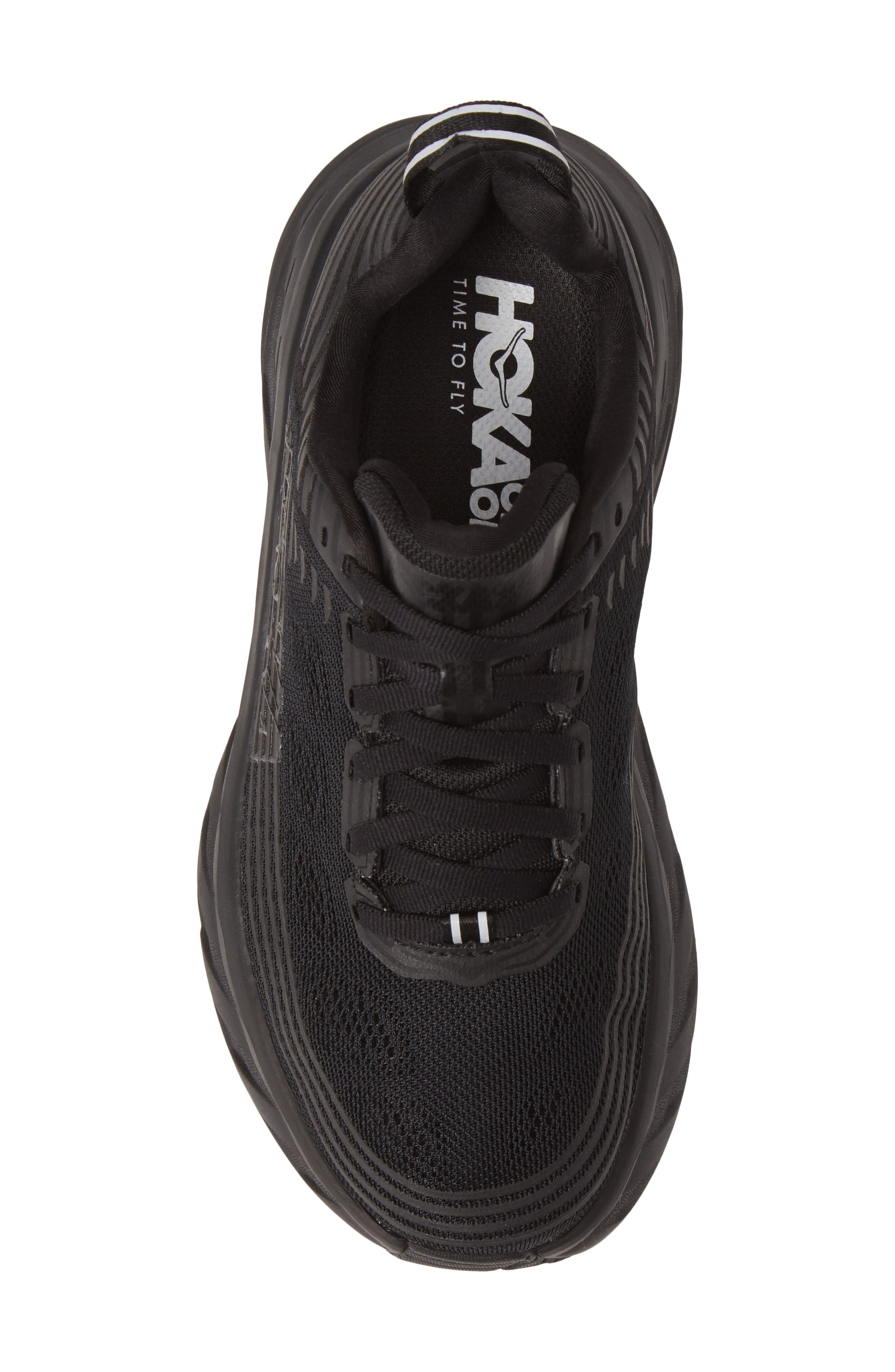 Bondi 6 Running Shoe, Alternate, color, BLACK/ BLACK