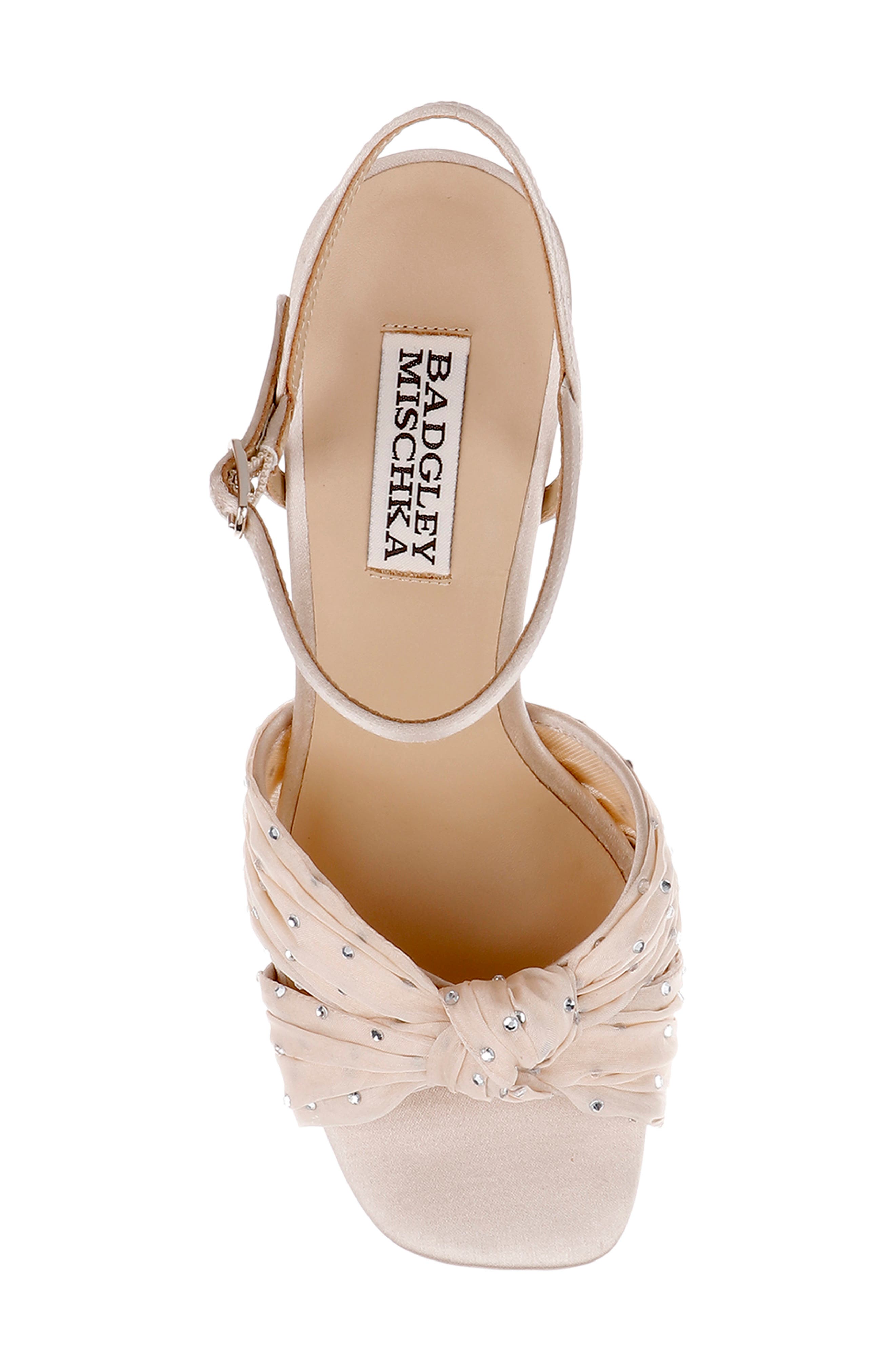 Willabella Ankle Strap Platform Sandal, Alternate, color, NUDE SATIN