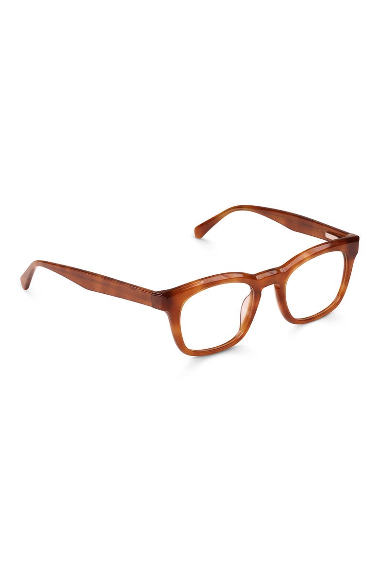 Humble Narrator 50mm Reading Glasses, Alternate, color, CARAMEL TORTOISE