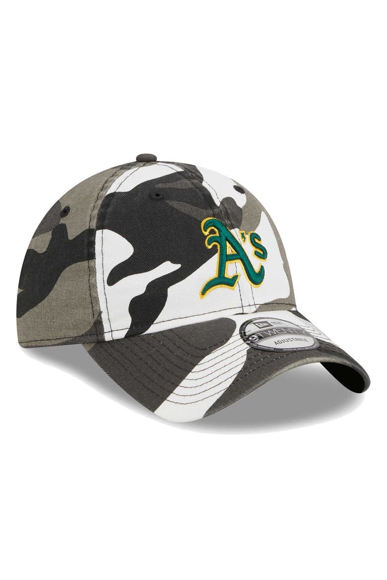 Men's New Era Camo Oakland Athletics 9TWENTY Adjustable Hat, Alternate, color, Camo