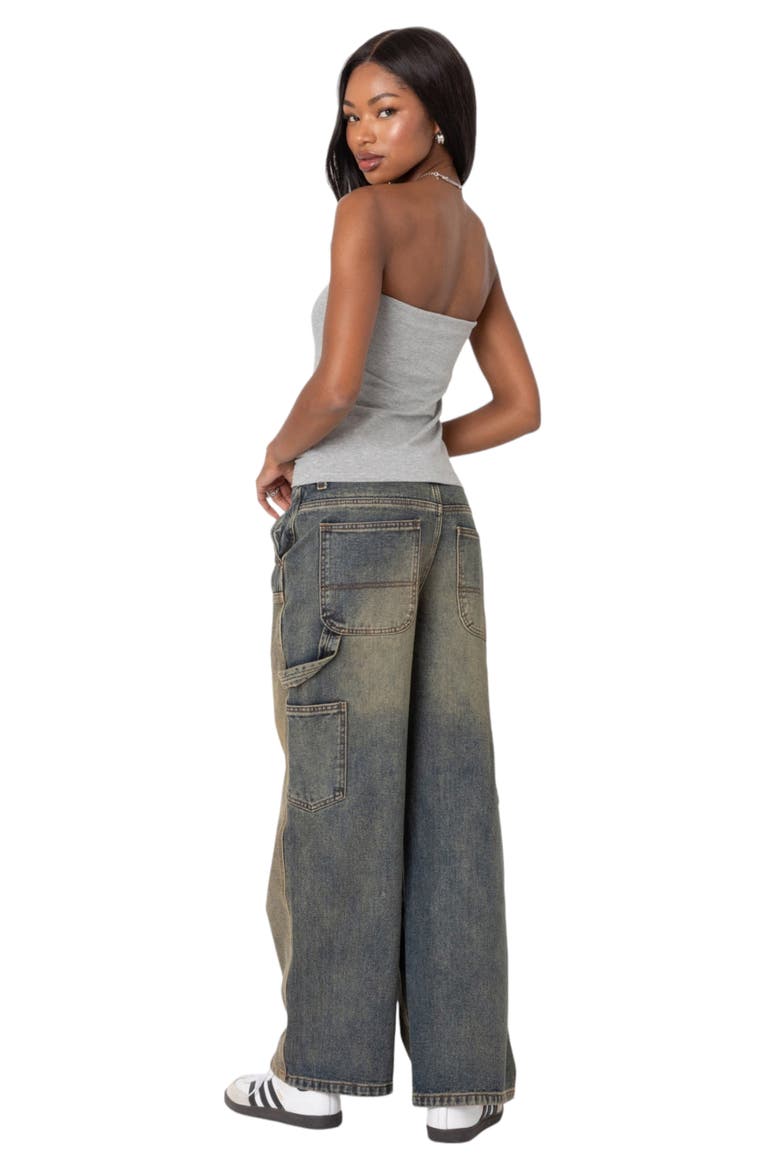 Stretch Cotton Tube Top, Alternate, color, GRAY-MELANGE