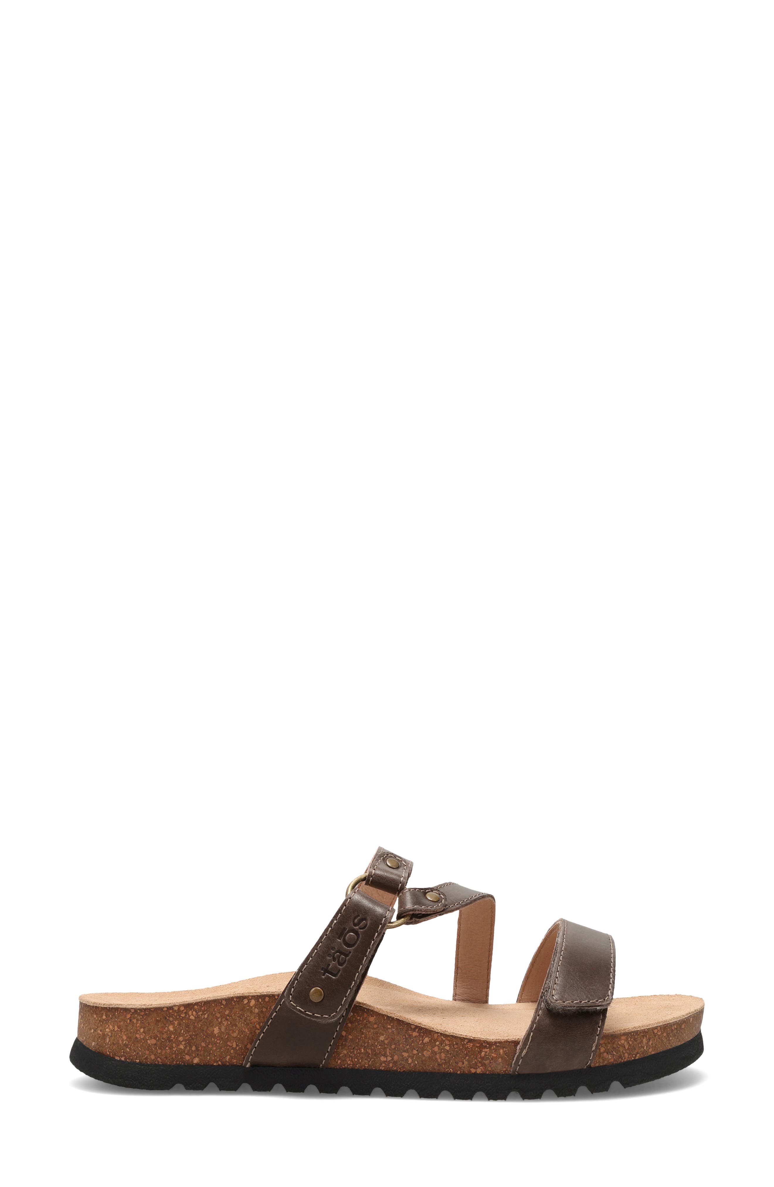 Ringslide Slide Sandal, Alternate, color, MOCHA