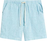 ALEX CRANE Bo Linen Drawstring Shorts