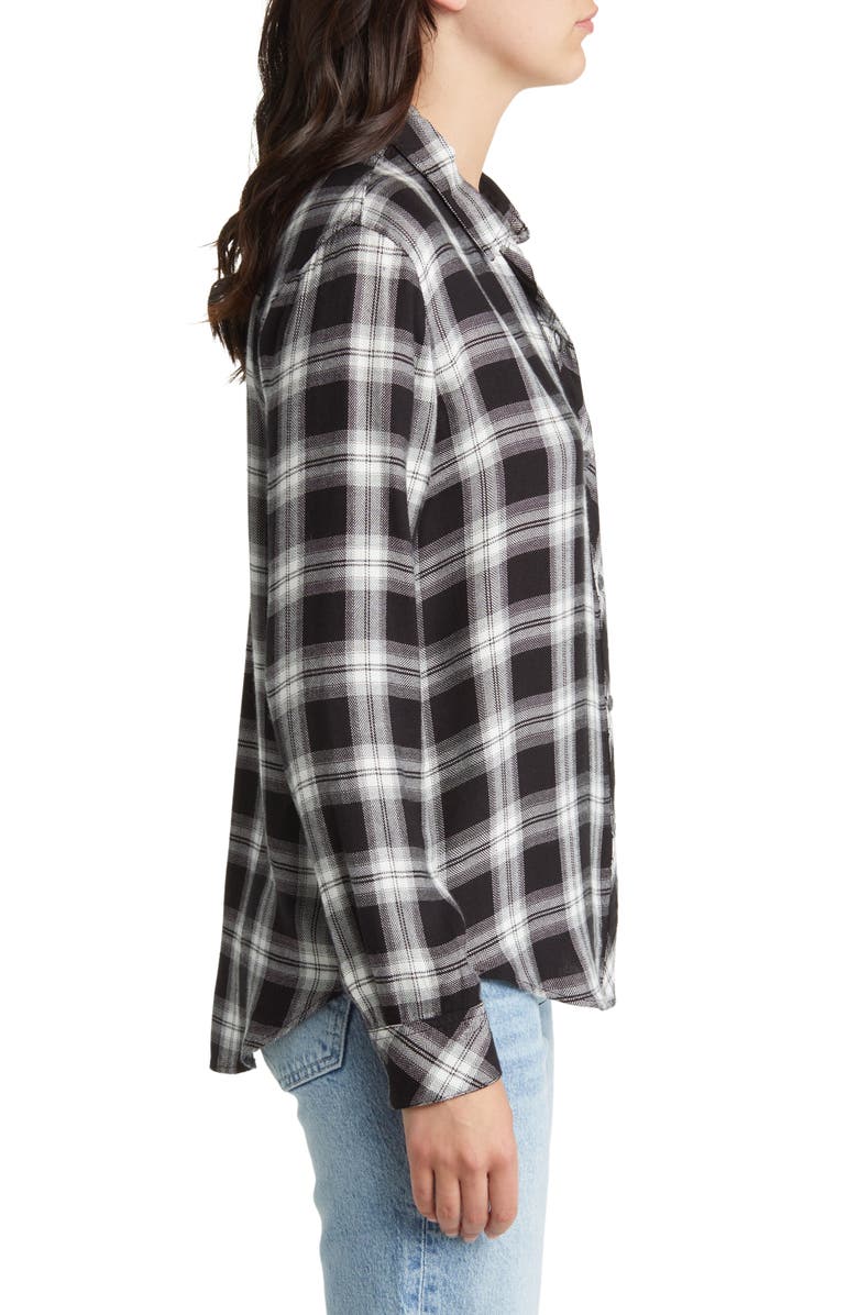 Rails Hunter Button-Up Shirt, Alternate, color, Midnight Snow