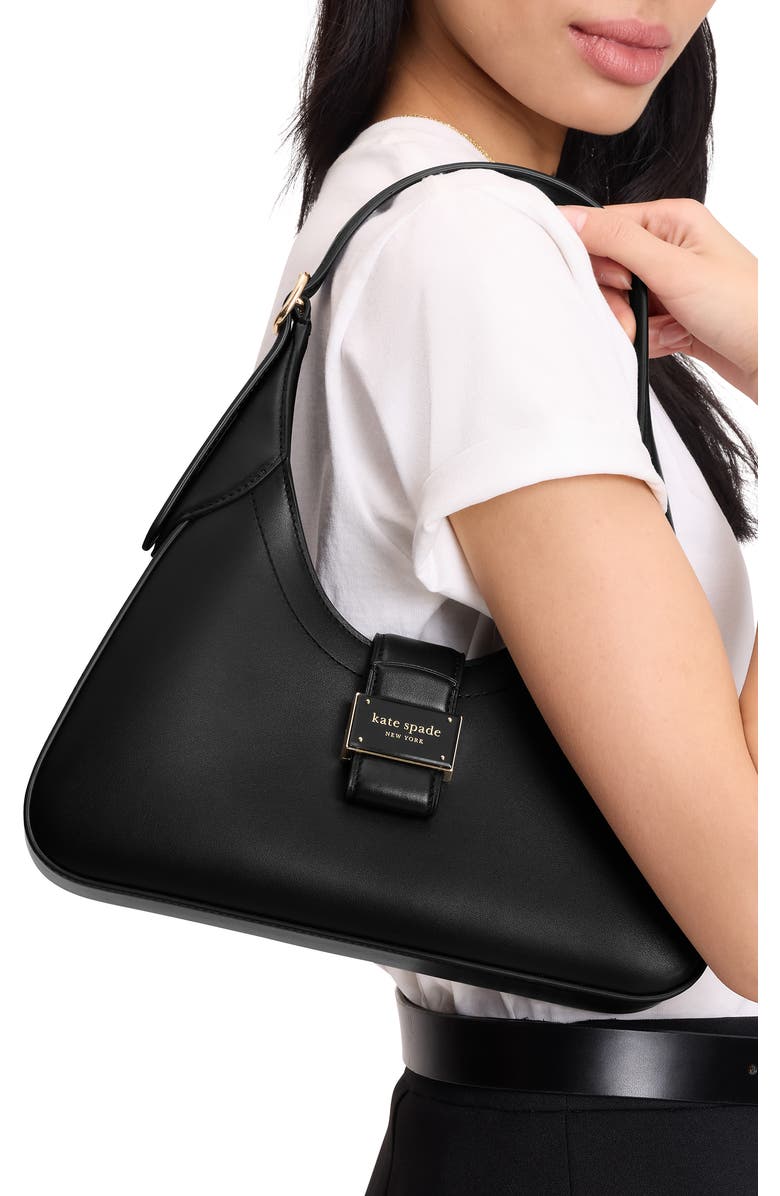 Kate Spade New York small nouveau leather shoulder bag, Alternate, color,