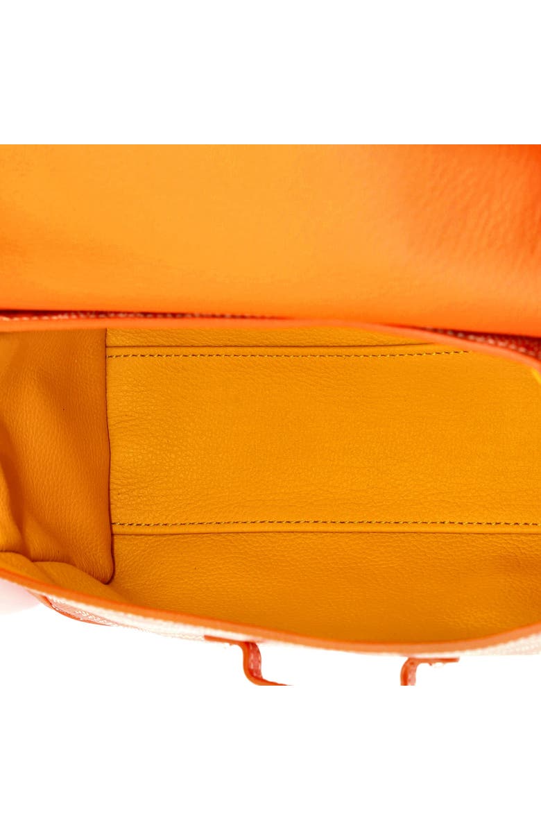 Pre-Owned Goyard Saigon Top Handle Bag Coated Canvas with Leather Mini, Alternate, color, Orange