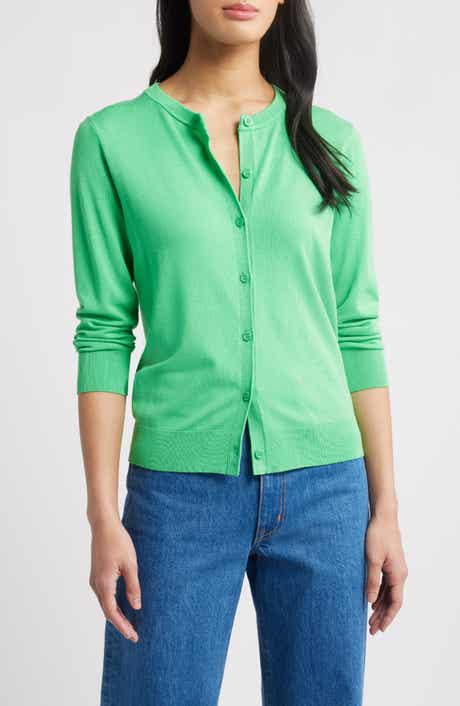 Caslon® Crewneck Cardigan