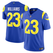 Nike Men's Nike Kyren Williams Royal Los Angeles Rams Team Vapor F.U.S.E. Stitched Limited Jersey