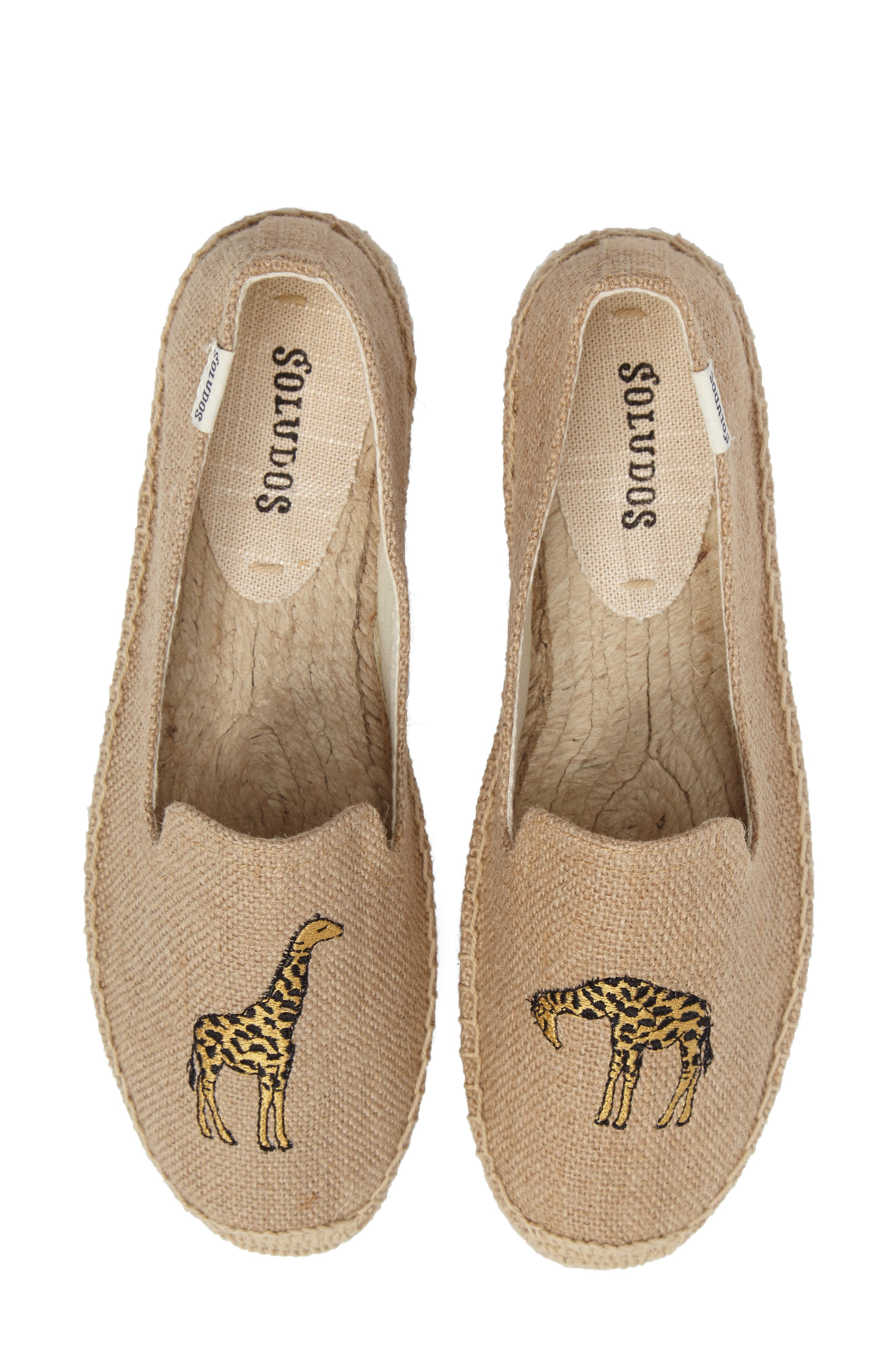 Soludos Giraffe Espadrille Flat, Main, color, 
