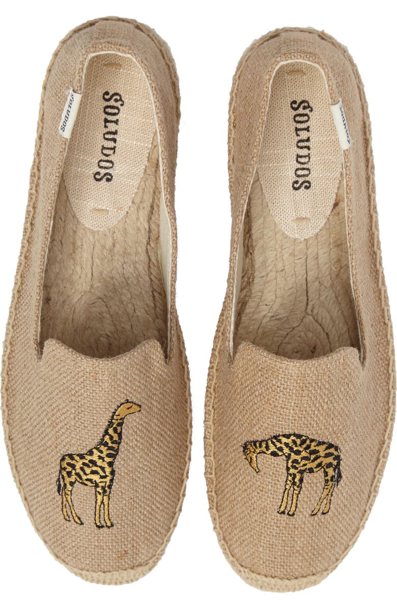 Soludos Giraffe Espadrille Flat, Main, color,