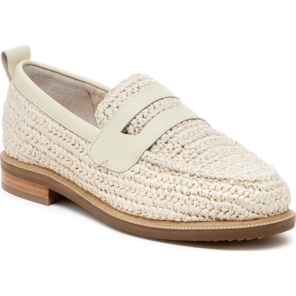 Kelsi Dagger Brooklyn Lens Penny Loafer In Shell
