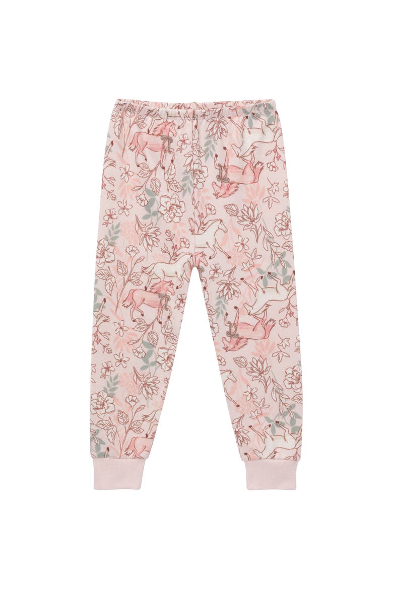 Hacci Sung Fit Footless Pajama Set, Alternate, color, Pink