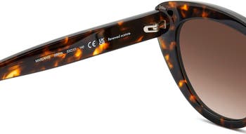 marlah's 53mm gradient cat eye sunglasses