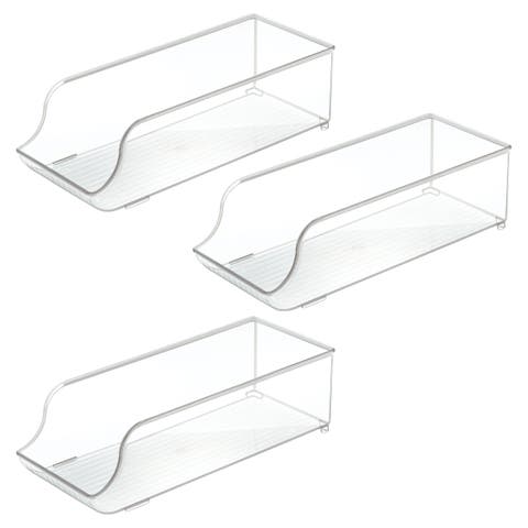 Stackable Soda Can Dispenser, Set of 3, Clear, Made in USA