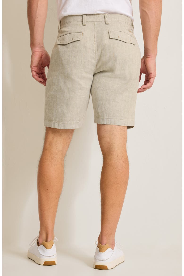 Beach Coast Linen Blend Shorts, Alternate, color, BEACH