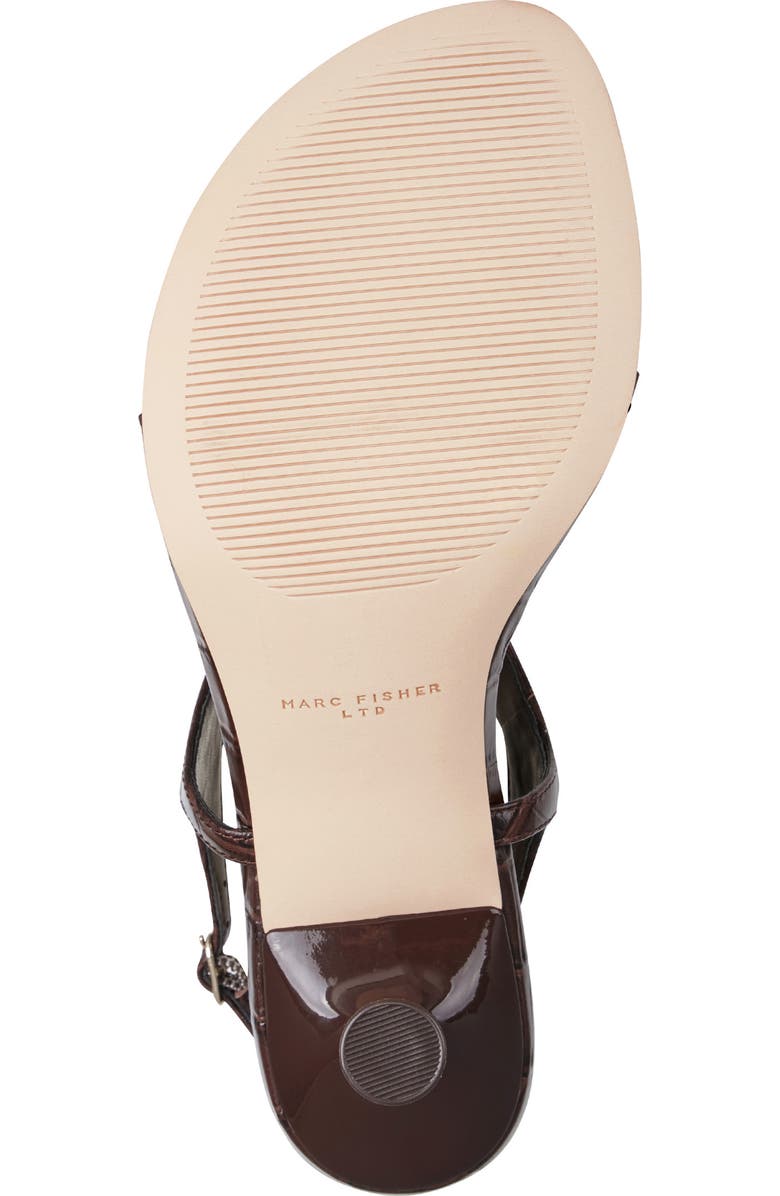 Marc Fisher LTD Pelysa Ankle Strap Sandal, Alternate, color, Dbr01