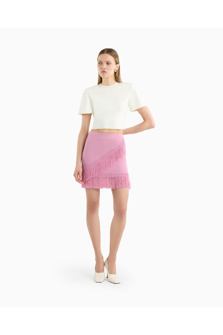 Paige crop tee, Main, color, Cream