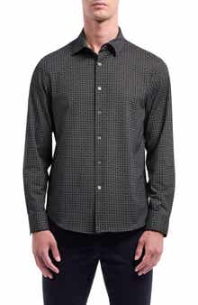 Bugatchi OoohCotton® Jules Floral Twill Button-Down Shirt